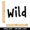 Wild Fun Text Self-Inking Rubber Stamp for Stamping Crafting Planners
